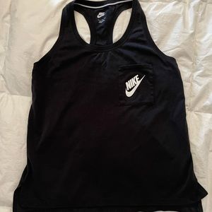 Nike cotton racer back tank top large